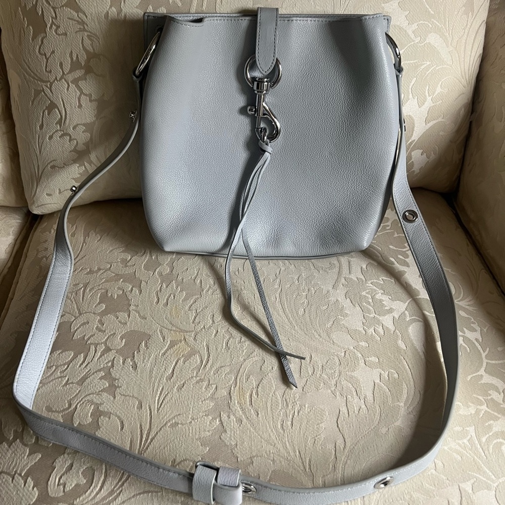 Rebecca Minkoff Pearl Gray Lobster Clasp Bag
